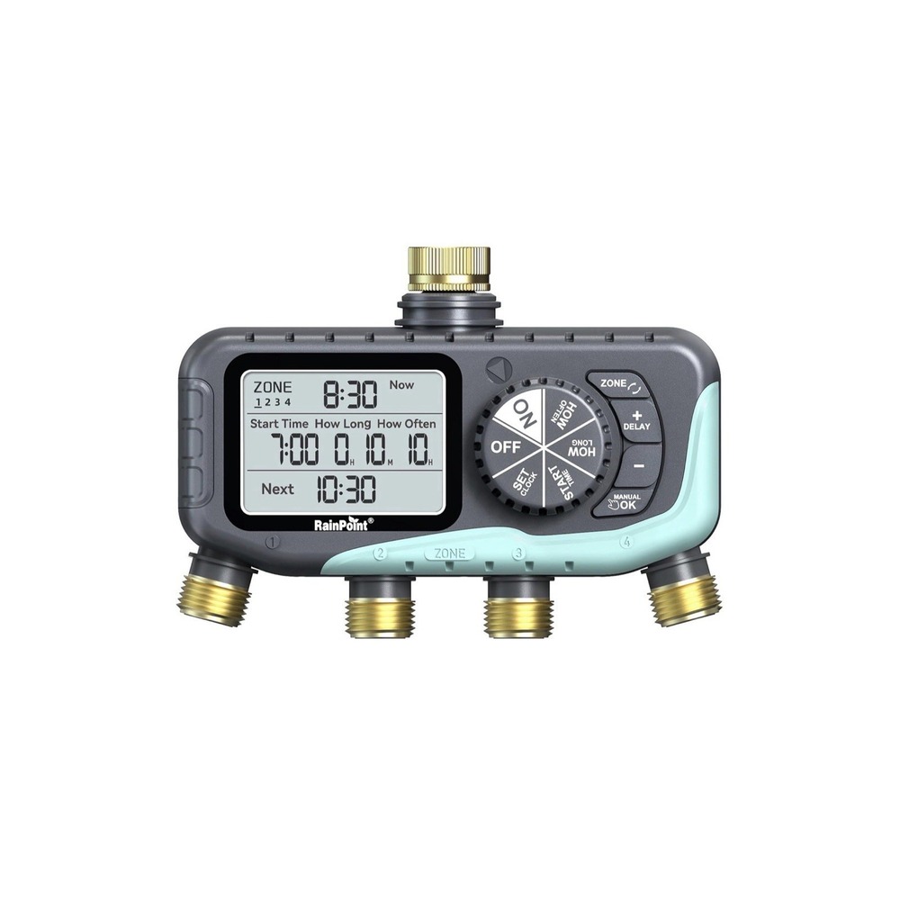 12N32/ Sprinkler Timer 4 Zone, Water Timer for Programmable, Soaker Hose with